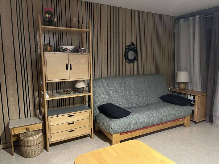 Ganze Wohnung, Studio-Kabine für 4 Personen an der Piste mit Balkon und Parkplatz - Auris en Oisans in Auris, Nationalpark Écrins