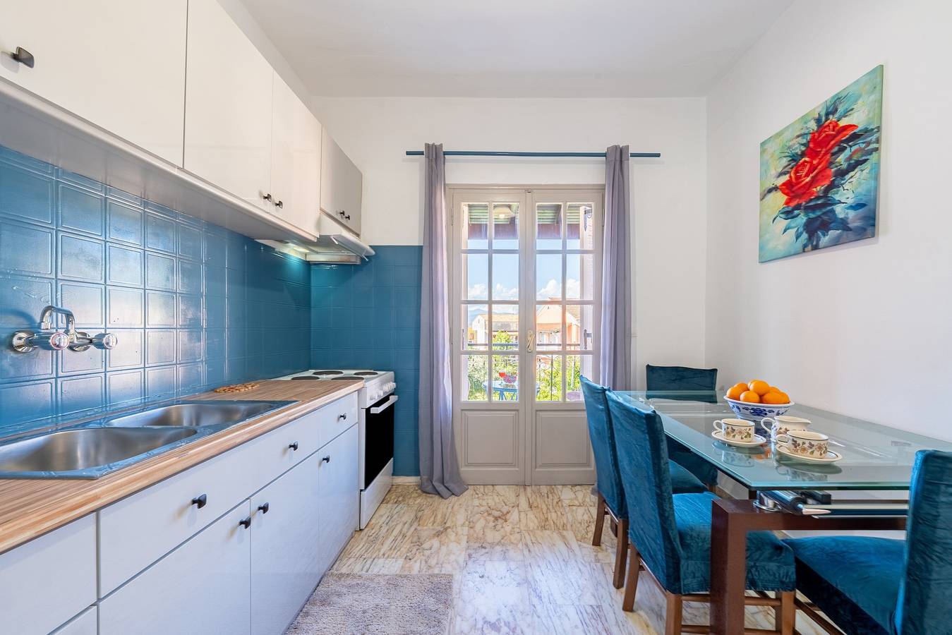 Ganze Wohnung, Apartment „Kassiopi 2“ mit Bergblick, Wlan und Klimaanlage in Kassiopi, Korfu