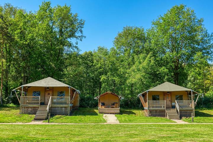 Glamping voor 13 personen, met sauna in Flevoland