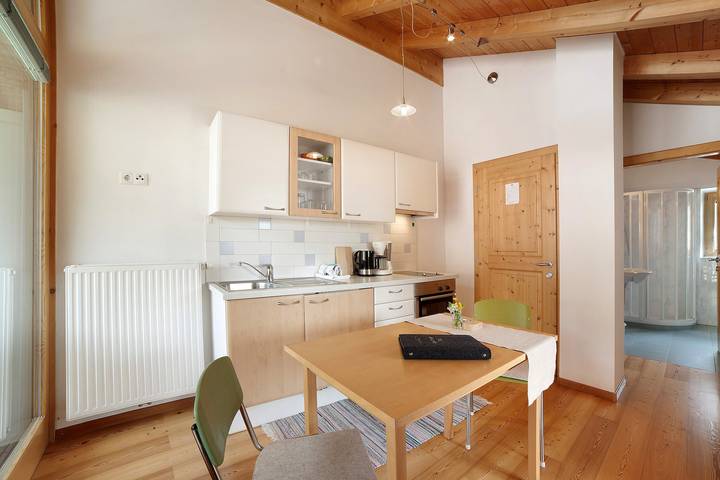 Ganze Wohnung, Ferienwohnung "Zwick Valmeina" mit Panoramablick, Balkon und Gemeinschaftsgarten in Burgeis, Mals