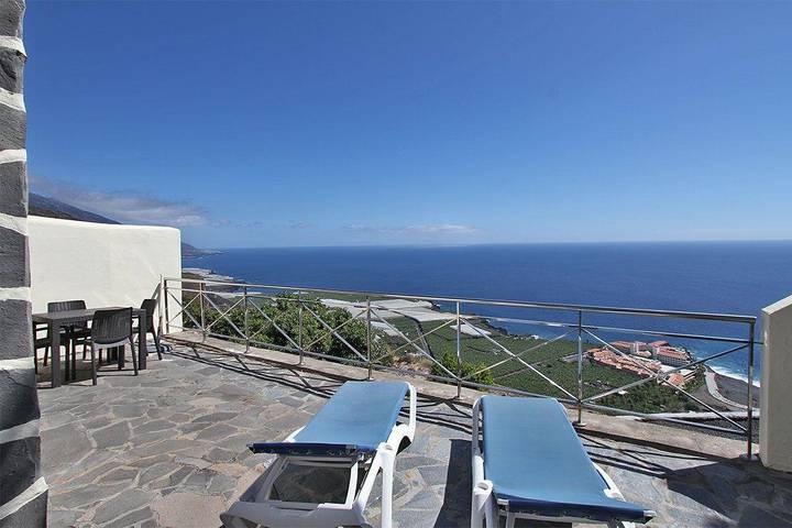 Bungalow für 2 Personen, mit Pool und Garten sowie Terrasse auf La Palma