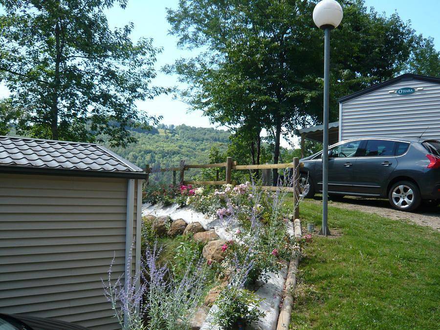 Camping Sunêlia La Source - Mobilheim 6 personen - Prestige 3Sch 6Pers - 31m2 in Thérondels, Aubrac