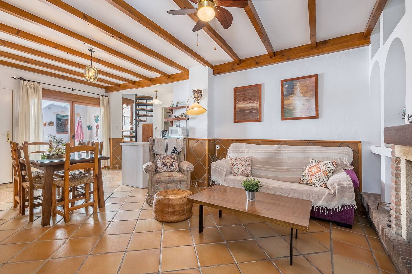 Vacation Home "El Valle Verde" with Mountain View, Private Terrace & Wi-Fi in Lecrín, Cordillera Penibética