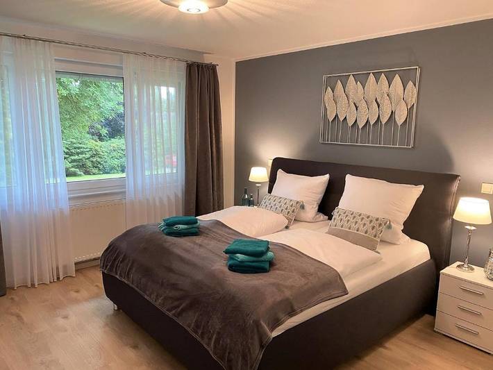Ferienwohnung für 4 Personen, mit Terrasse und Garten