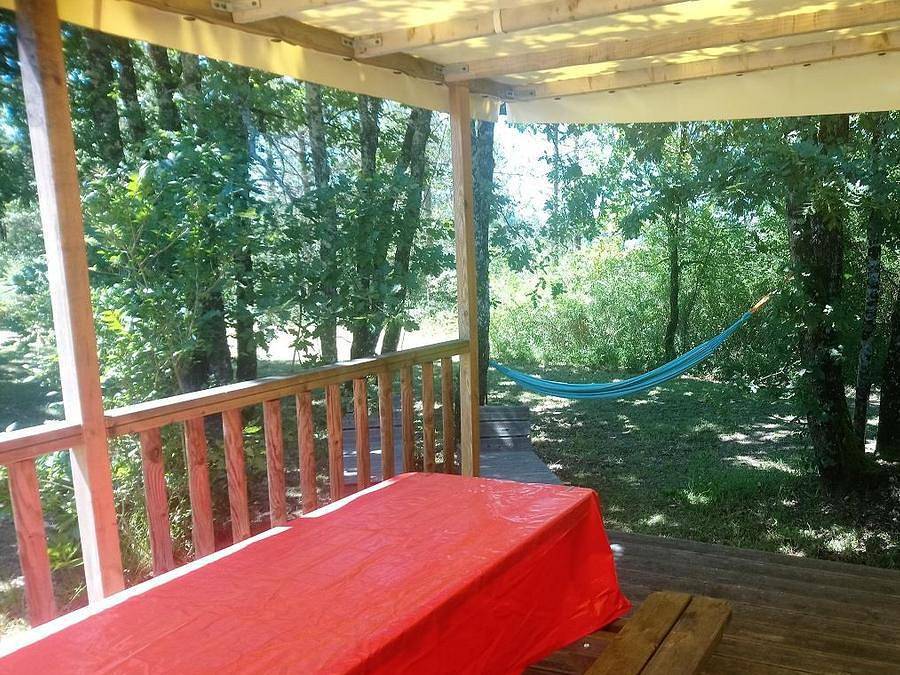 Camping La Fontaine du Roc - Mobilheim 6 personen - Mh3 Luxus in Dévillac, Villeneuve-sur-Lot und Umgebung