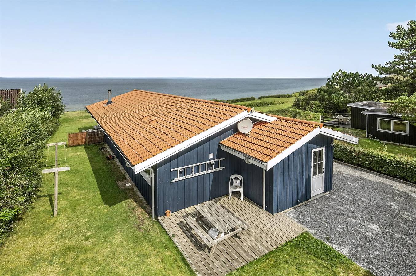 Home in Brenderup Fyn with sauna in Kleiner Belt