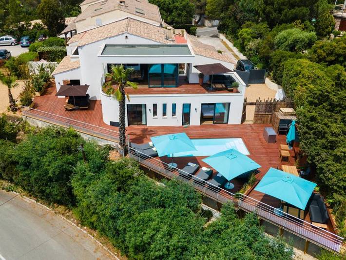 Chambre d’hôte pour 2 personnes, avec piscine ainsi que terrasse et vue à La Croix-Valmer - 4