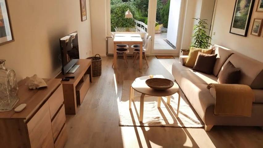 Ferienwohnung für 4 Personen, mit Terrasse und Garten sowie Sauna, mit Haustier in Malente