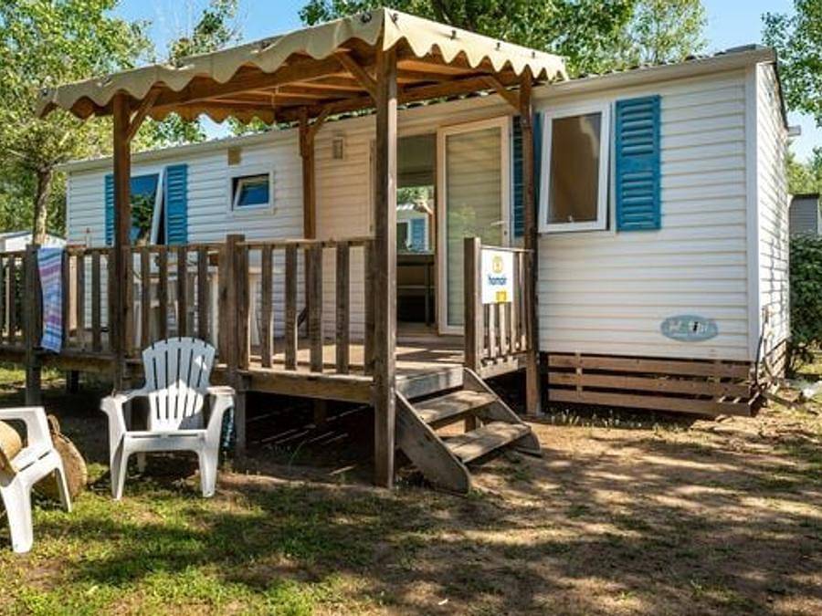 Camping Parco Delle Piscine - Mobilheim 4 personen - Classic | 2 Zi. | 4 Pers. | Erhöhte Terrasse | Klim. in Sarteano, Siena Provinz