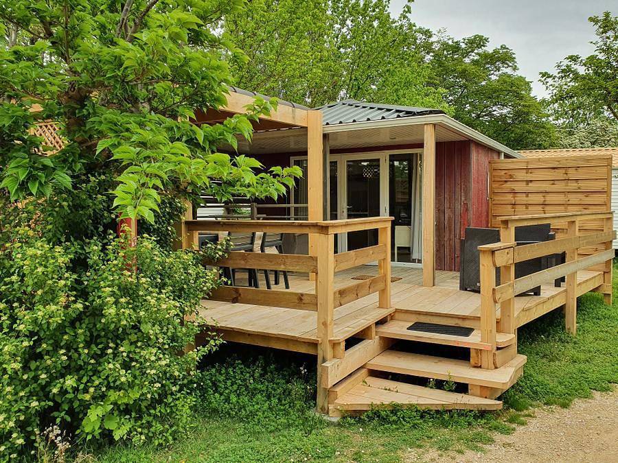 Camping Les Floralies - Mobilhome 4 personnes - 'Figuier' 4 personnes - Disponible à partir de 17h in Montauroux, Côte méditerranéenne (France)