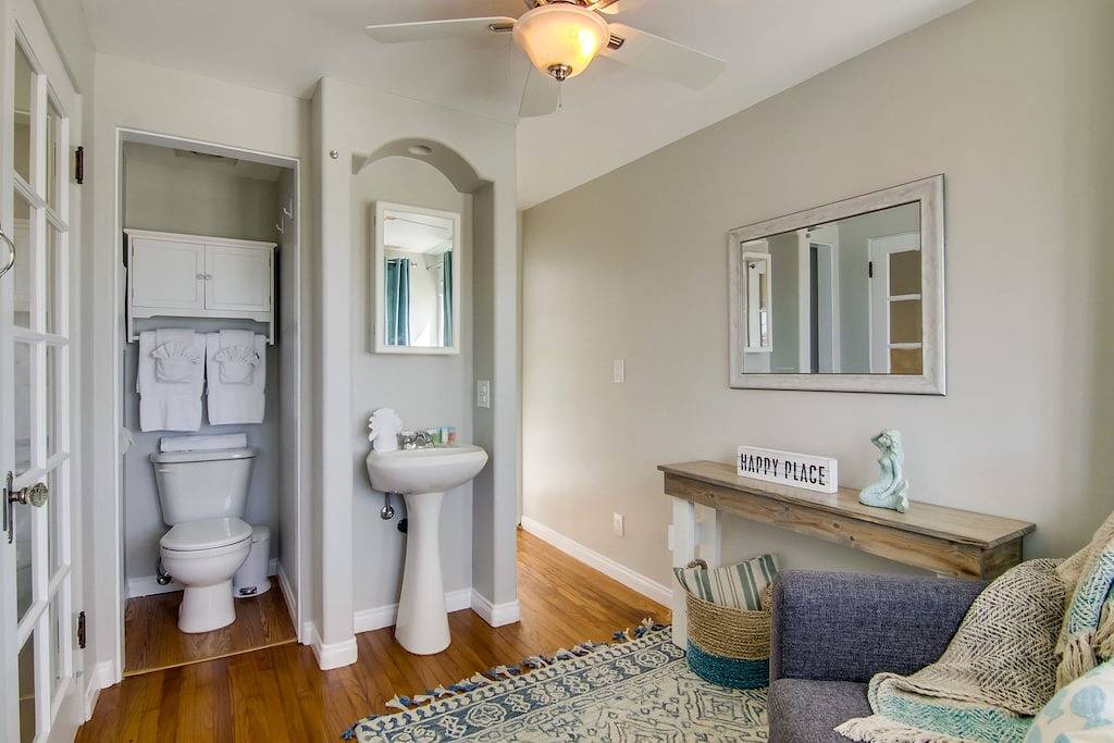 Charmantes Ferienhaus am Hang mit Meerblick in San Diego, San Diego County