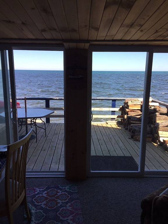 Vintage Lake Ontario Hütte im Jahre 1902 gebaut. in Ontariosee