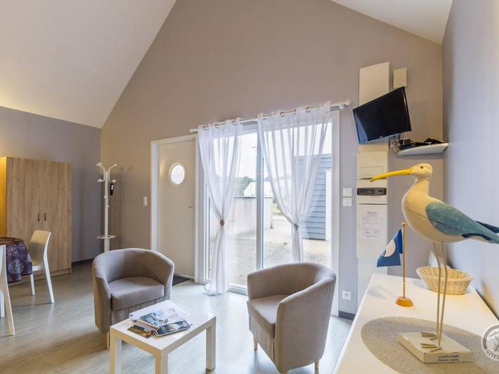 Gîte pour 2 personnes, avec jardin à Siouville-Hague