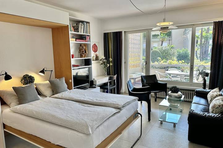 Ferienwohnung für 2 Personen, mit Balkon und Garten