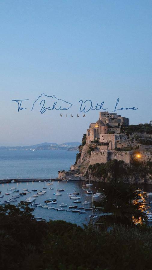 Ferienwohnung für 4 Personen, mit Pool und Ausblick sowie Garten, mit Haustier auf Ischia