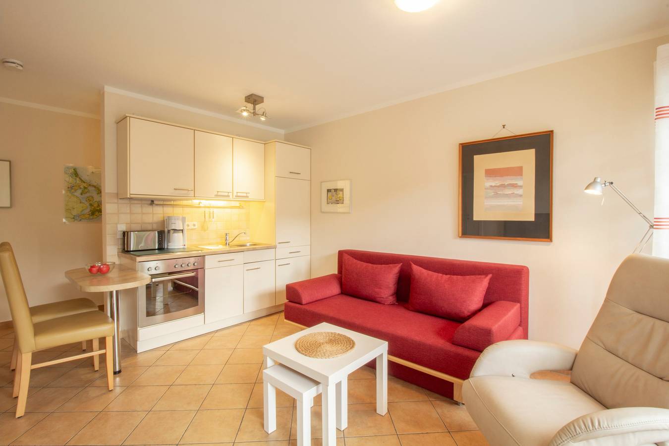 Appartement de vacances entier, Appartement de vacances pour 3 personnes avec sauna in Seebad Heringsdorf, Heringsdorf