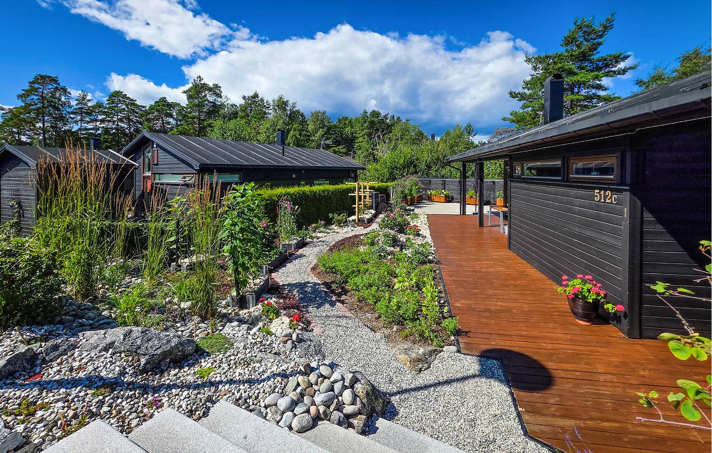 Ferienhaus für 4 Personen mit Terrasse in Rygge