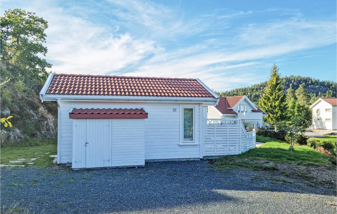 Ferienhaus für 6 Personen mit Terrasse in Tvedestrand