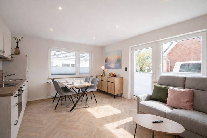 Ferienwohnung für 4 Personen, mit Terrasse auf Borkum