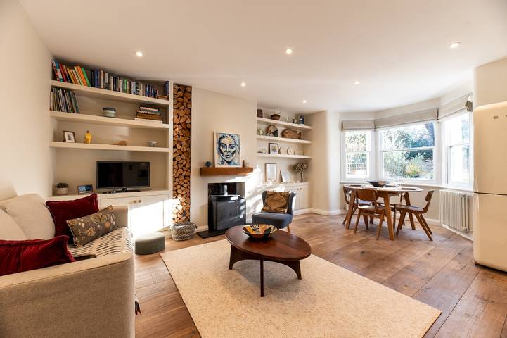 Ferienhaus für 3 Personen, mit Terrasse und Garten in Richmond an der Themse