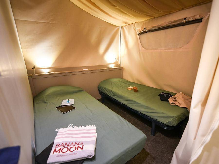 Camping Les Mimosas - Lodge 4 personen - Lodge Maasai in Cavalière, Le Lavandou