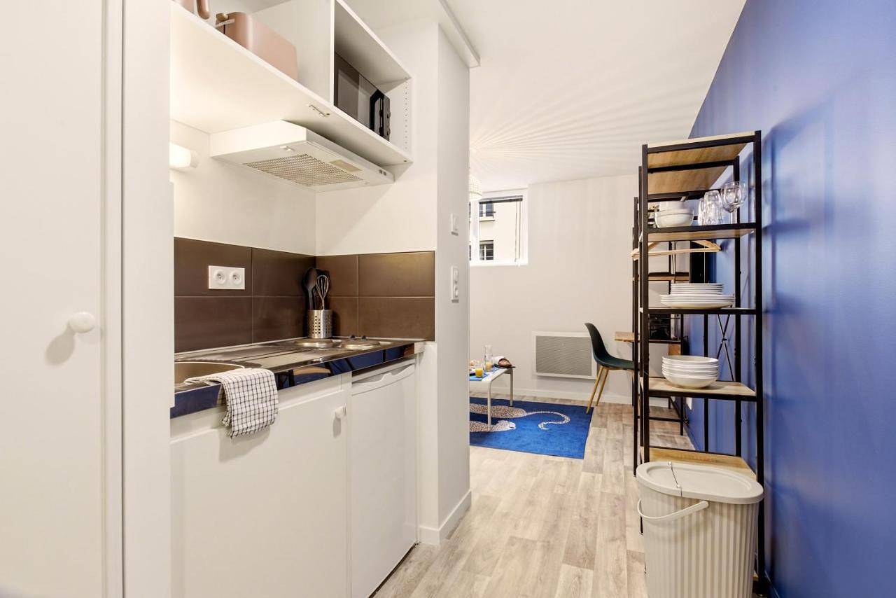 Appartement entier, Studio L'Indigo - F1 design, hypercentre - Caen in Caen, Région de Caen