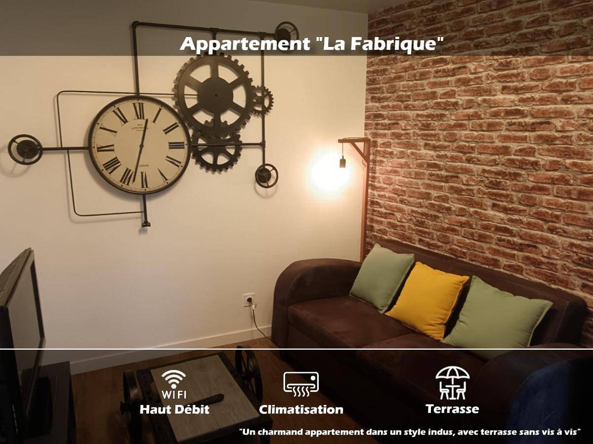 Appartement entier, Loft La Fabrique - Wifi Hd - Télé - Clim in Sainte-Livrade-sur-Lot, Quercy