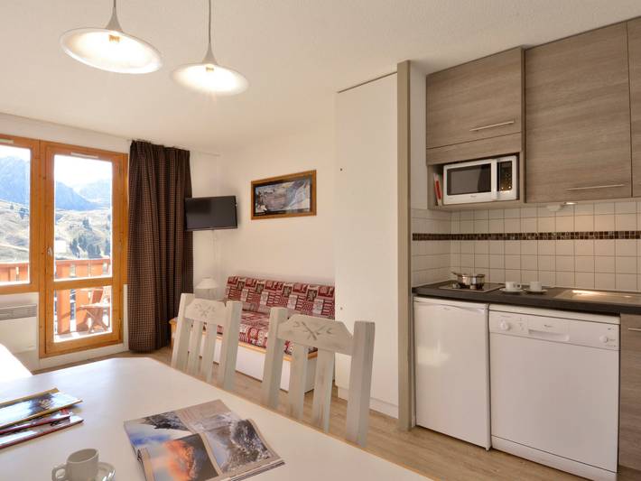 Gîte pour 6 personnes, avec Balcon dans Belle Plagne