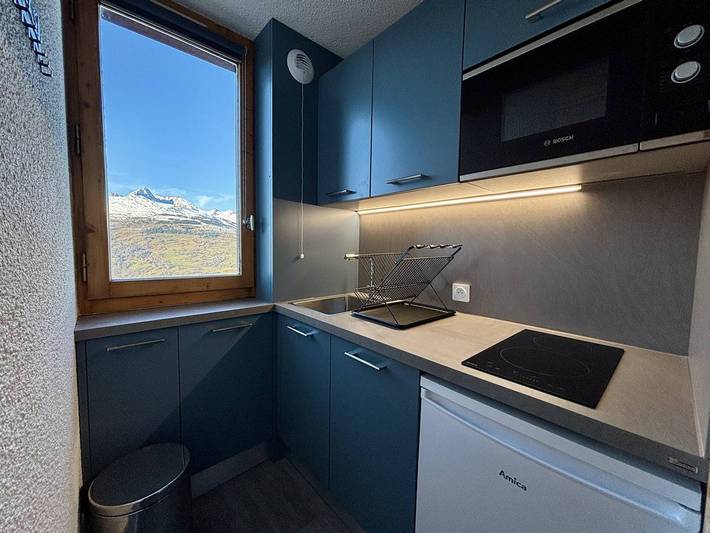 Ganze Wohnung, Gemütliche 2-Zi-Whg, 4 Pers, Balkon Mont-Blanc, La Plagne in Bellentre, La Plagne-Tarentaise