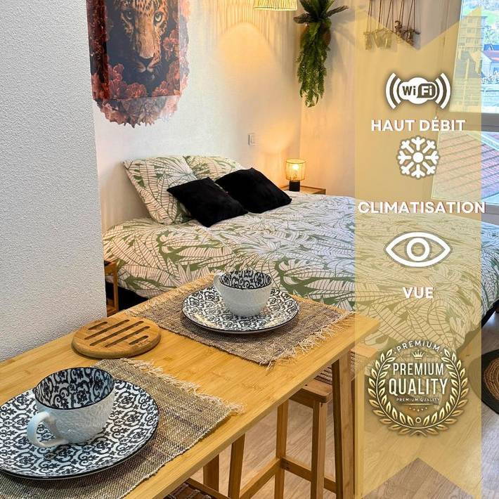 Gîte pour 2 personnes, avec vue dans Gare De Lourdes