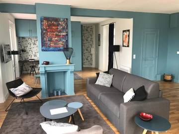 Gîte pour 4 personnes, avec vue et balcon à Locmiquélic
