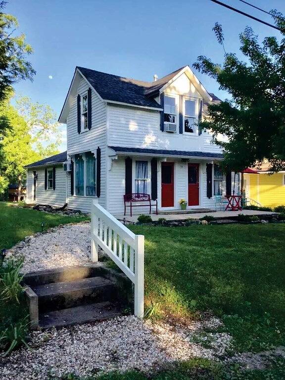 Erbsen in einem Pod Nightly Rental in Eureka Springs, Carroll County (AR)