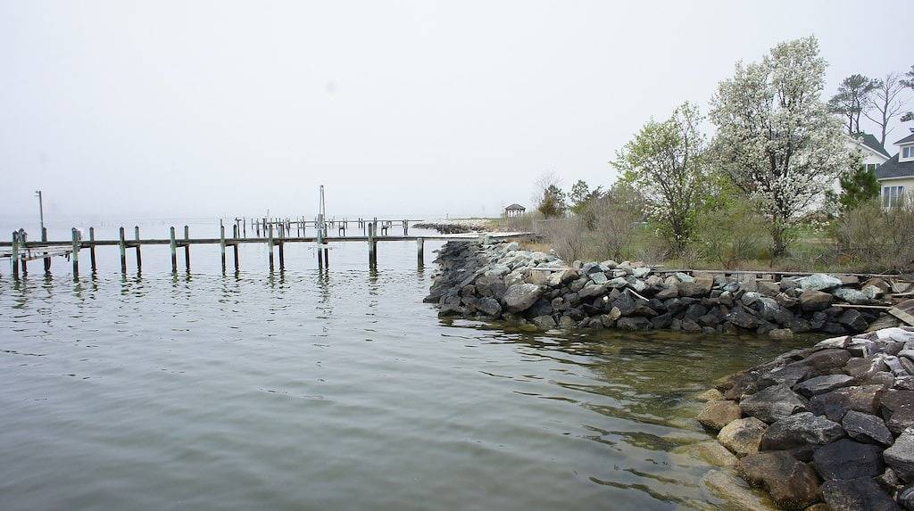 Quaint fishing retreat on the lower Potomac Piney Pt in Chesapeake Bay