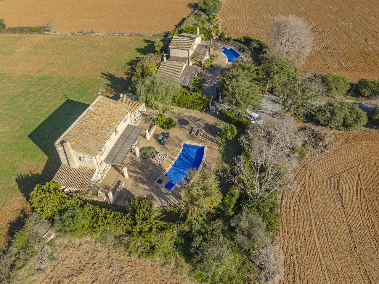 Finca Can Castell 1 para 6 con piscina, Bbq, Wifi gratis in Alcúdia, Nord Majorca