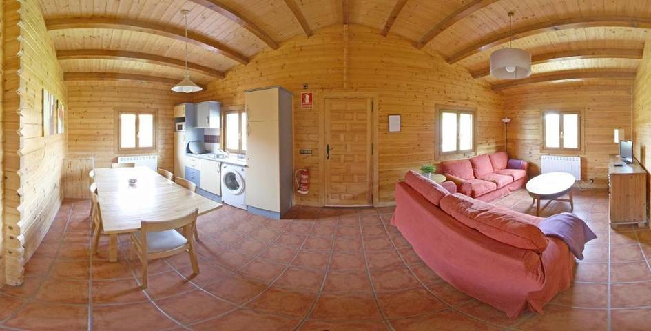 Parque de vacaciones para 6 personas, con vistas y jardín en La Rioja - 3