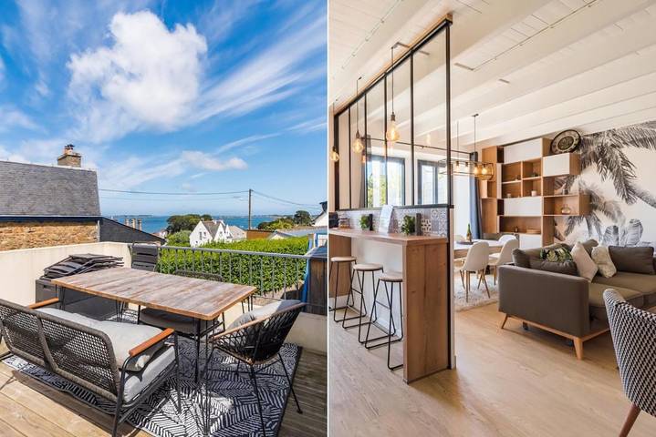 Maison d’hôte pour 4 personnes, avec terrasse dans Loguivy de la Mer