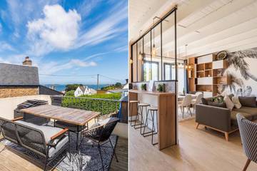 Gîte pour 4 personnes, avec terrasse dans Loguivy de la Mer