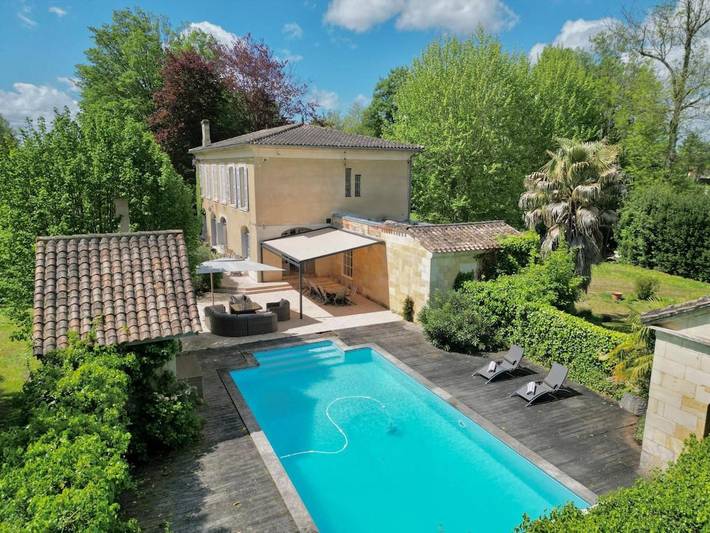 Maison de vacances pour 8 personnes, avec piscine et jardin, animaux acceptés