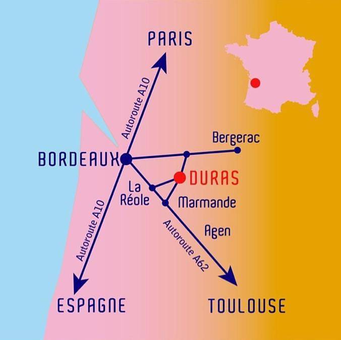 Location de vacances pour 2 personnes, avec vue ainsi que piscine et jardin à Baleyssagues - 2