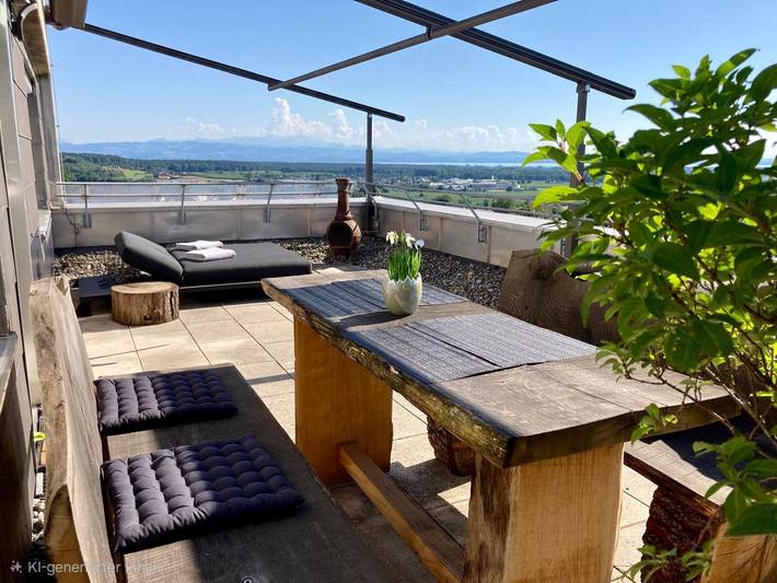 Ferienwohnung für 4 Personen, mit Balkon und Seeblick - 1