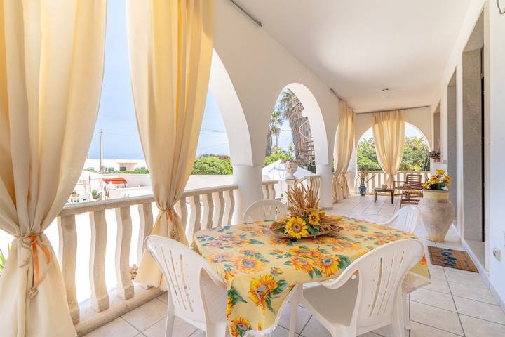 Appartement de vacances pour 4 personnes, avec Jardin en Sicile