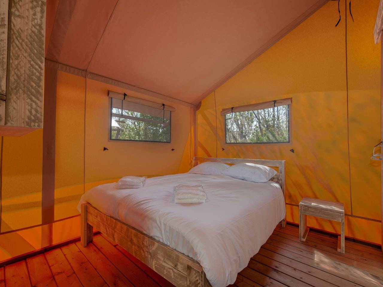 Glamping-Ausflug im Wald in Borger, Drenthe