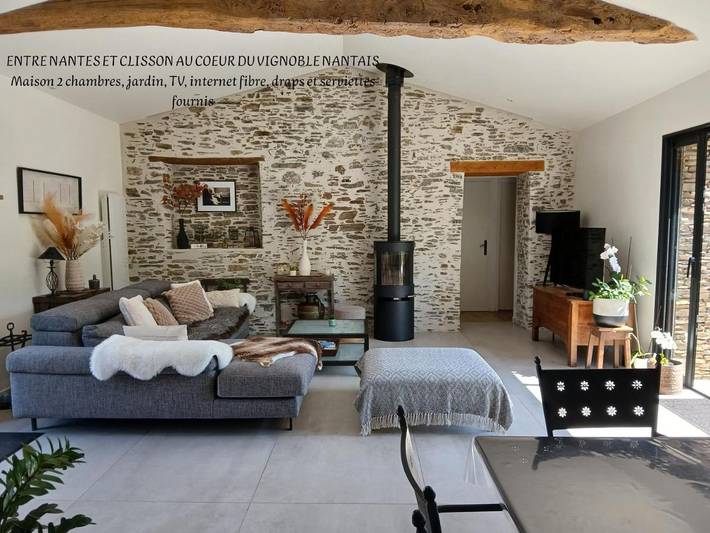 Appartement de vacances pour 4 personnes, avec jardin
