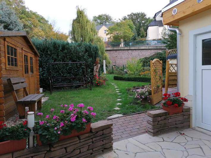 Ferienwohnung für 4 Personen, mit Terrasse und Garten in Waldheim