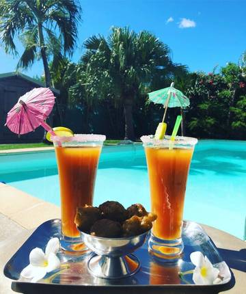 Gîte pour 2 personnes, avec jardin et piscine ainsi que jacuzzi et sauna dans Port-Louis Guadeloupe