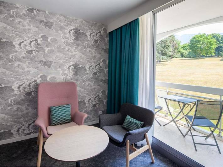 Hôtel pour 2 personnes, avec piscine et vue ainsi que sauna et jardin