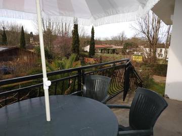 Gîte pour 2 personnes, avec balcon et jardin à Eugénie-les-Bains