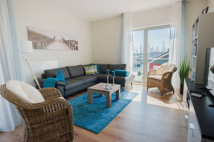 Ferienwohnung für 4 Personen, mit Seeblick und Balkon sowie Sauna und Ausblick - 1
