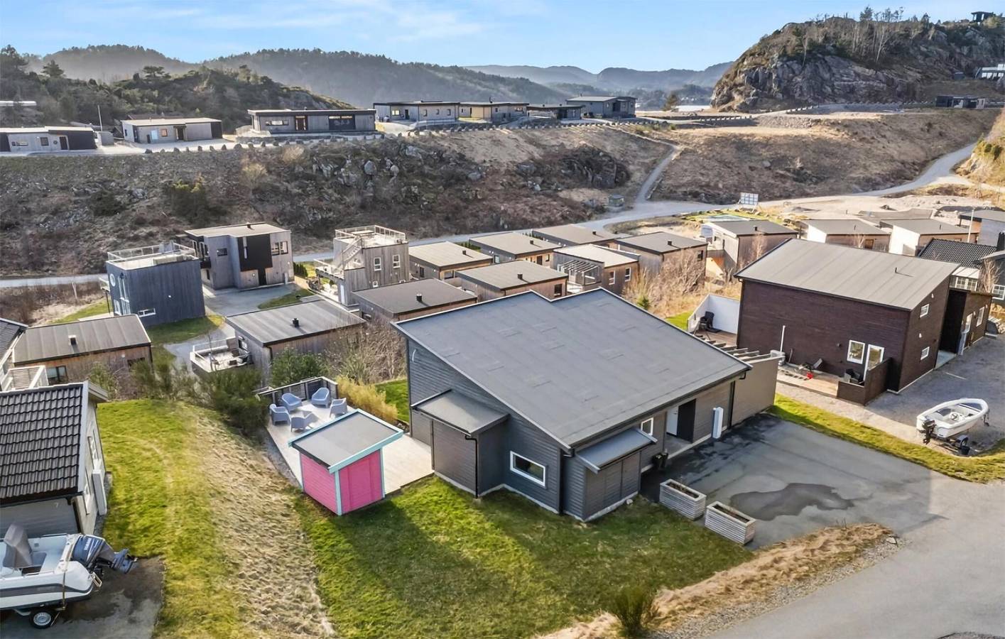 Feriehus for 7 personer med hage in Lindesnes 