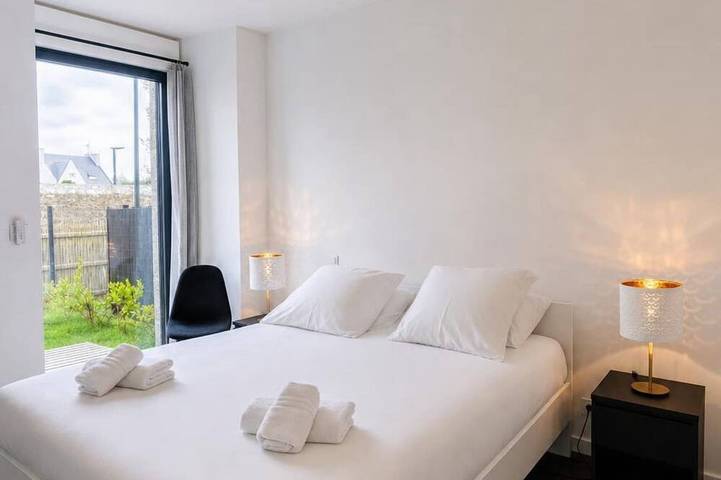 Appartement entier, Ty Four - Bel appartement T2 de standing vue mer in Porspoder, Région de Brest